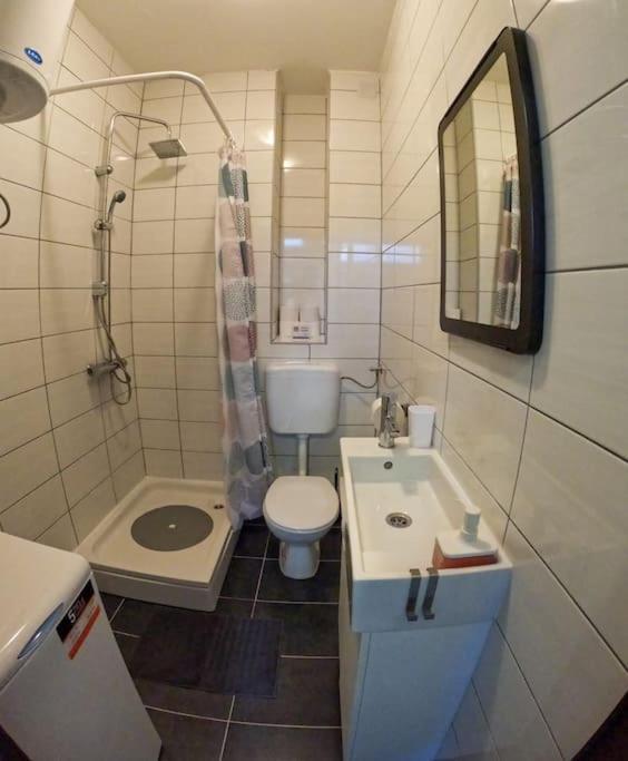 Studio Apartman Gajba In City Center 萨格勒布 外观 照片